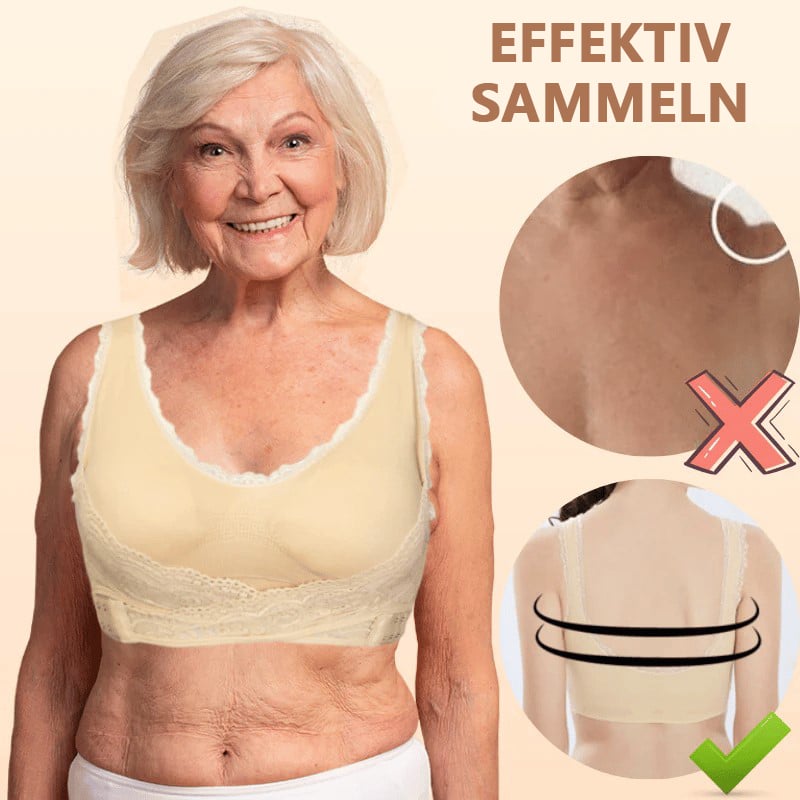 🔥2025 Neujahrsrabatt👙Bequeme Korsett-BHs aus Spitze mit überkreuzter Schnalle an der Vorderseite😊