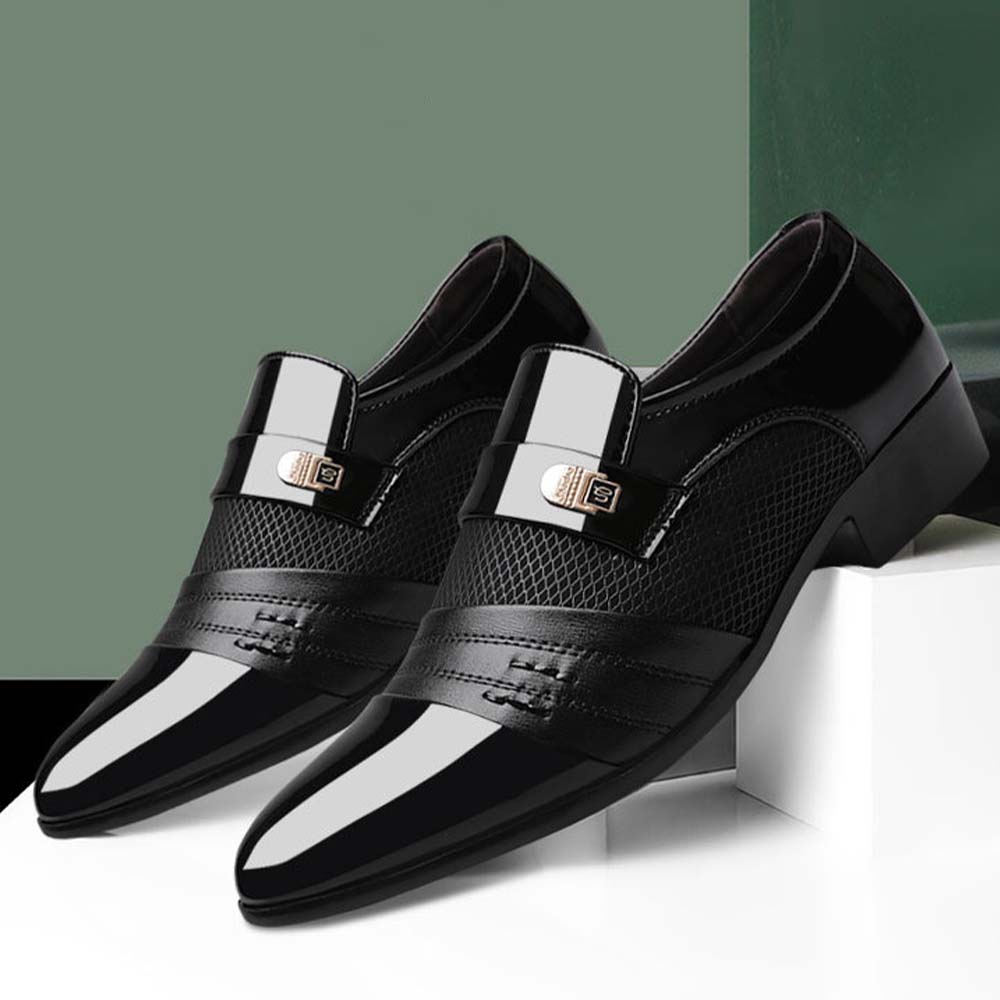 Herren-Business-Casual-Lederschuhe, Hochzeitsschuhe