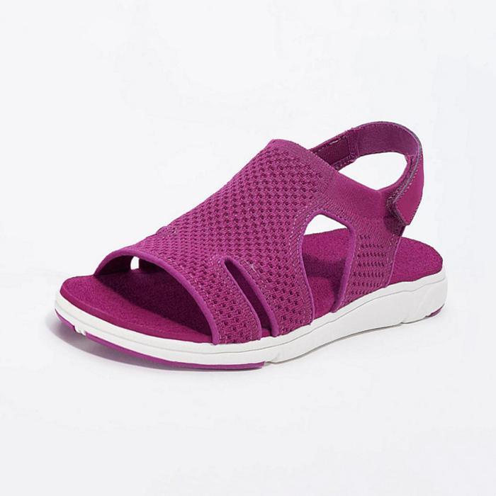 Atmungsaktive Hohlsandalen für Damen mit weicher Sohle