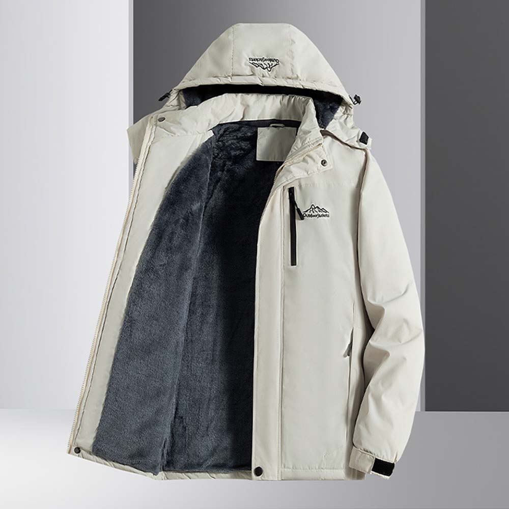  Neue winterliche Herren-Samtverdickungsjacke