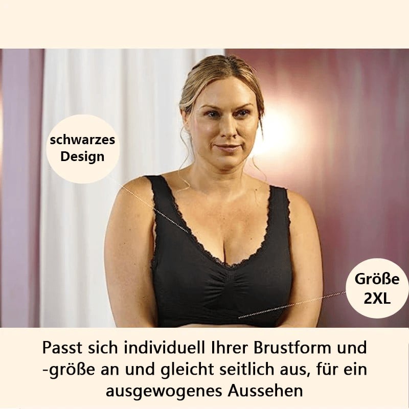 🔥2025 Neujahrsrabatt👙Bequeme Korsett-BHs aus Spitze mit überkreuzter Schnalle an der Vorderseite😊