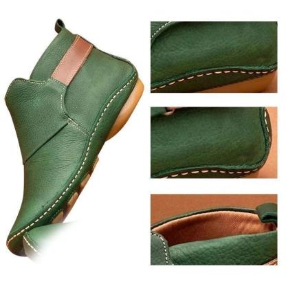 Lässige Stiefeletten aus weichem Leder