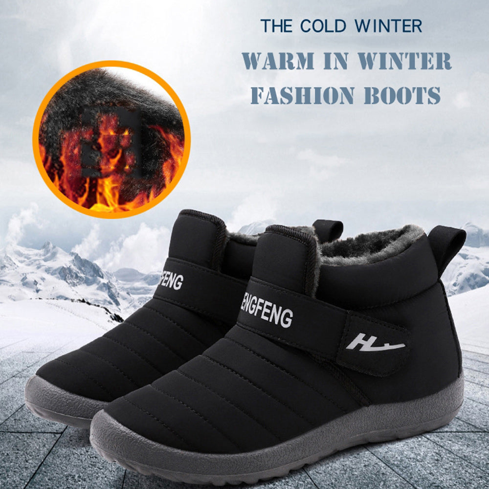 Winter warme Baumwollstiefel verdickte Schneestiefel