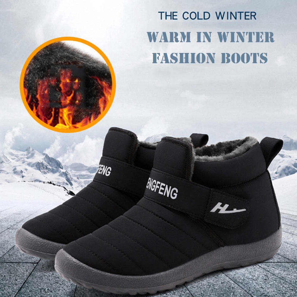 Winter warme Baumwollstiefel verdickte Schneestiefel