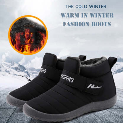 Winter warme Baumwollstiefel verdickte Schneestiefel