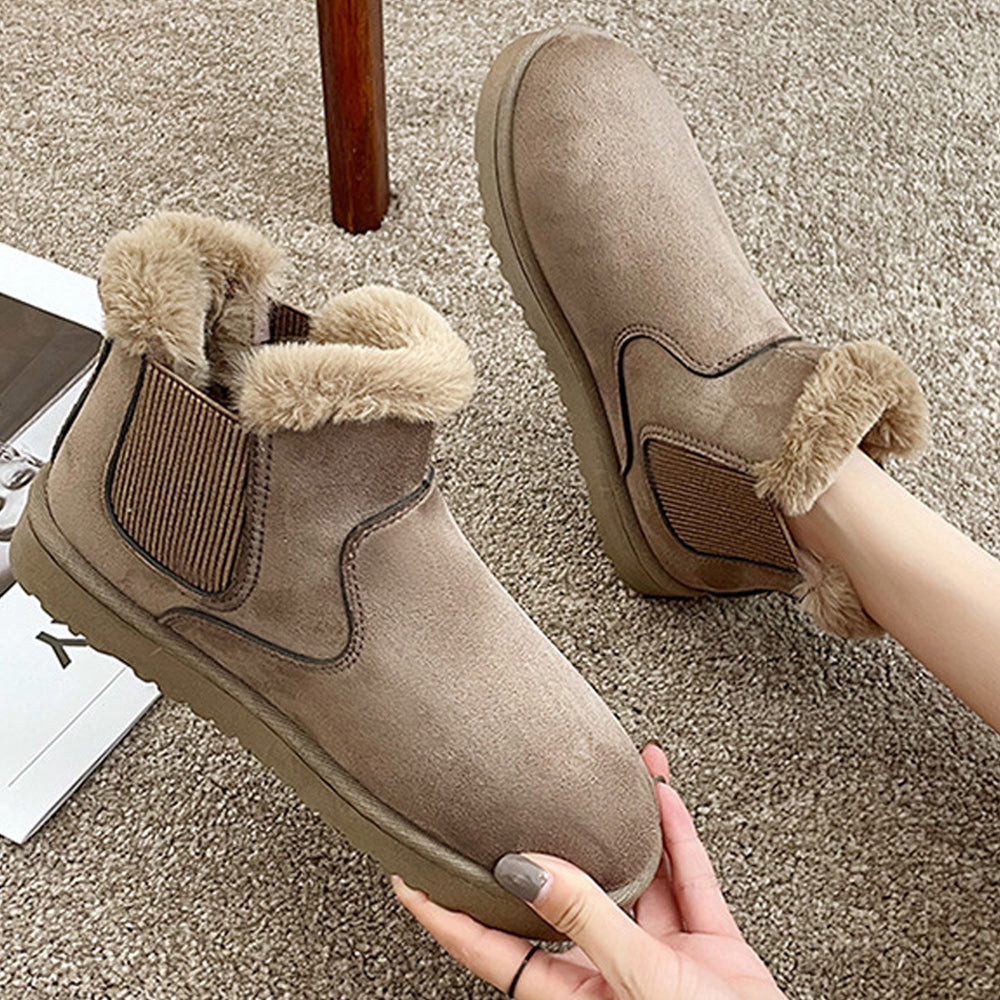 Winter neuer Stil plus Samtmode warme Baumwollschuhe Stiefeletten Schuhe