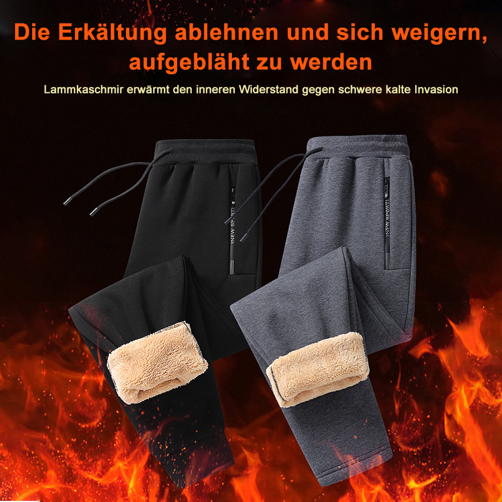  Winter-Freizeitsporthose aus Fleece für Herren in Übergröße