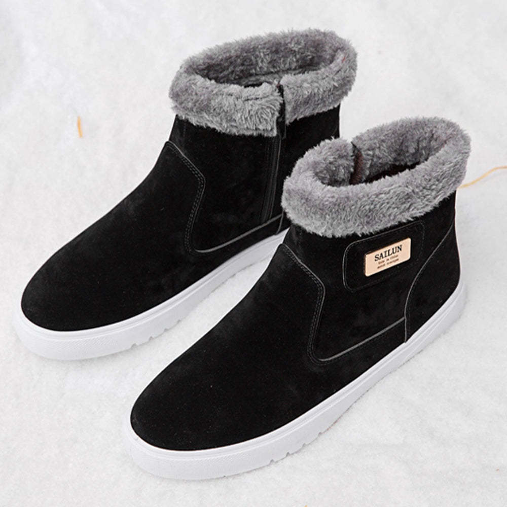 Winter dickes Fleece warme Baumwollschuhe Martin Stiefel