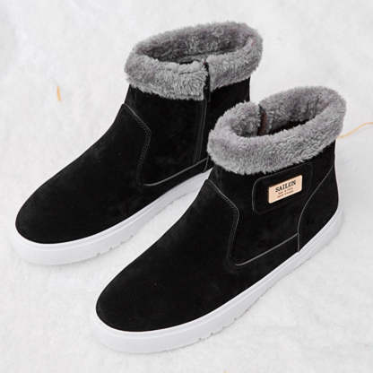 Winter dickes Fleece warme Baumwollschuhe Martin Stiefel