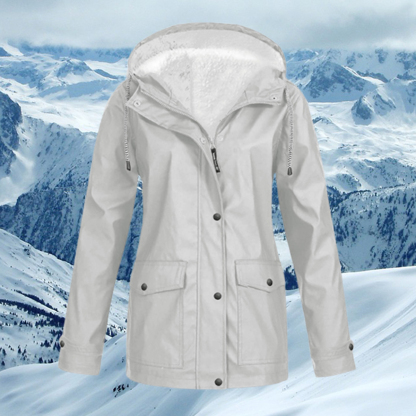 Therling Herbst und Winter neue Damen-Kapuzen-Fleecejacke