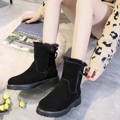 Neue, lässige, verdickte warme Damenstiefel für den Winter