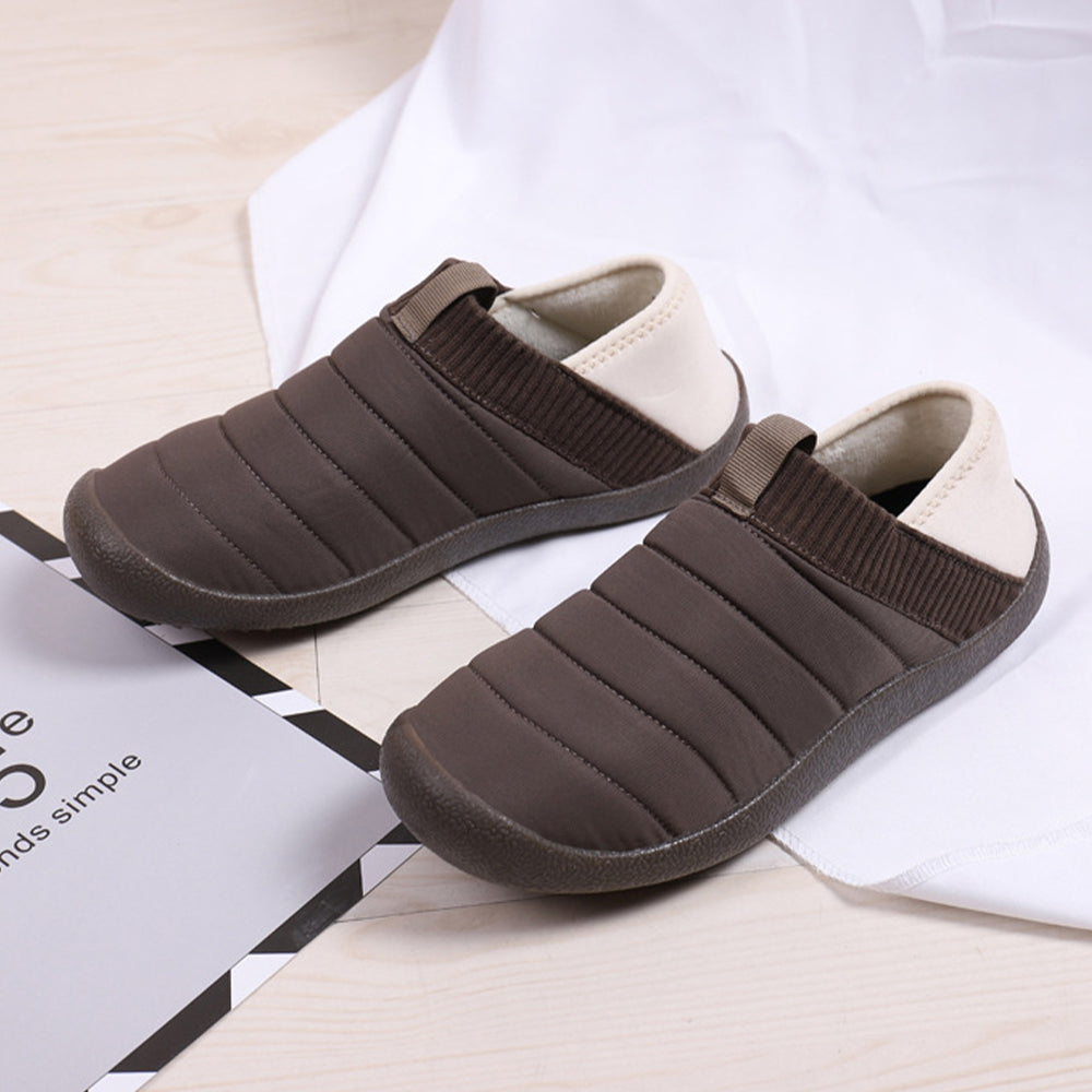 Plüschpantoffeln mit variablen Baumwollschuhen