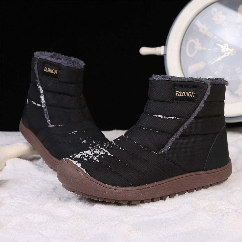 Warme, wasserdichte, wasserdichte Schneestiefel aus Fleece