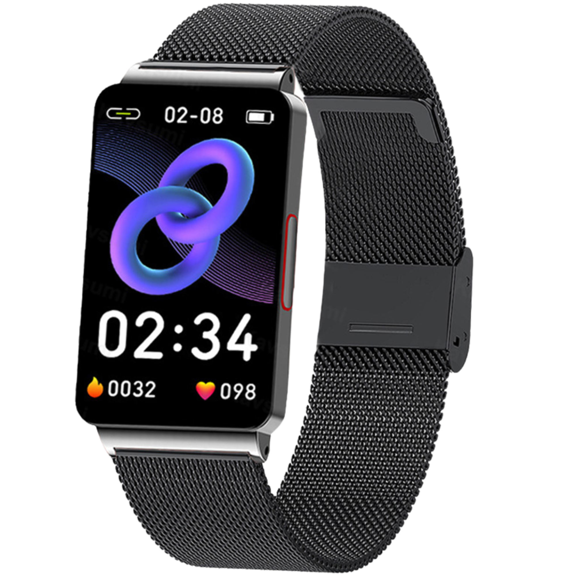 Luxuriöse Smartwatch für nicht-invasive Blutzuckermessung: EKG, PPG, Herzfrequenz, HRV | Gesundheitsmarke, Fitnesstracker für Damen & Herren