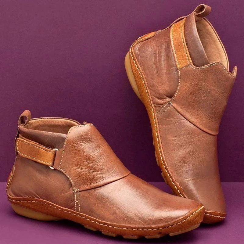 Lässige Stiefeletten aus weichem Leder