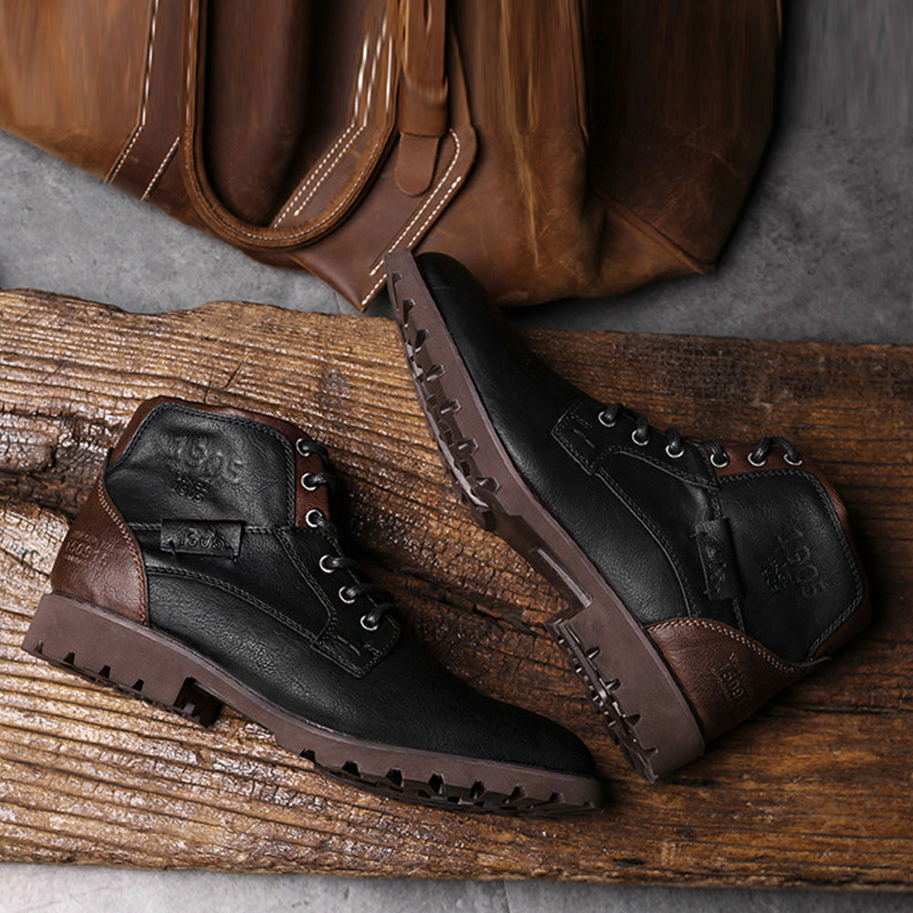 Herbst Winter Herren Retro warme Stiefel