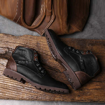 Herbst Winter Herren Retro warme Stiefel