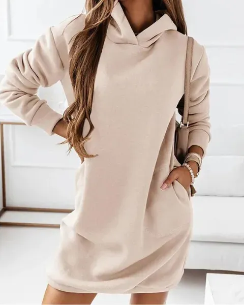 Kleid mit Kapuze