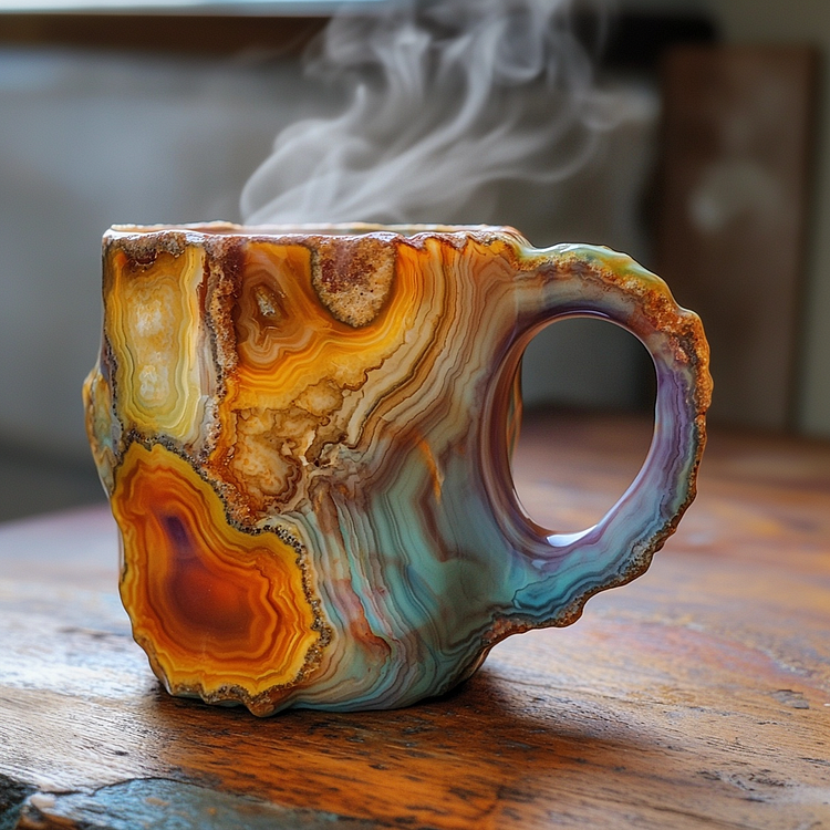 🎁 Letzter Tag 49 % RABATT – 2025 Neue Onyxuse Kaffeetassen aus Mineralkristall
