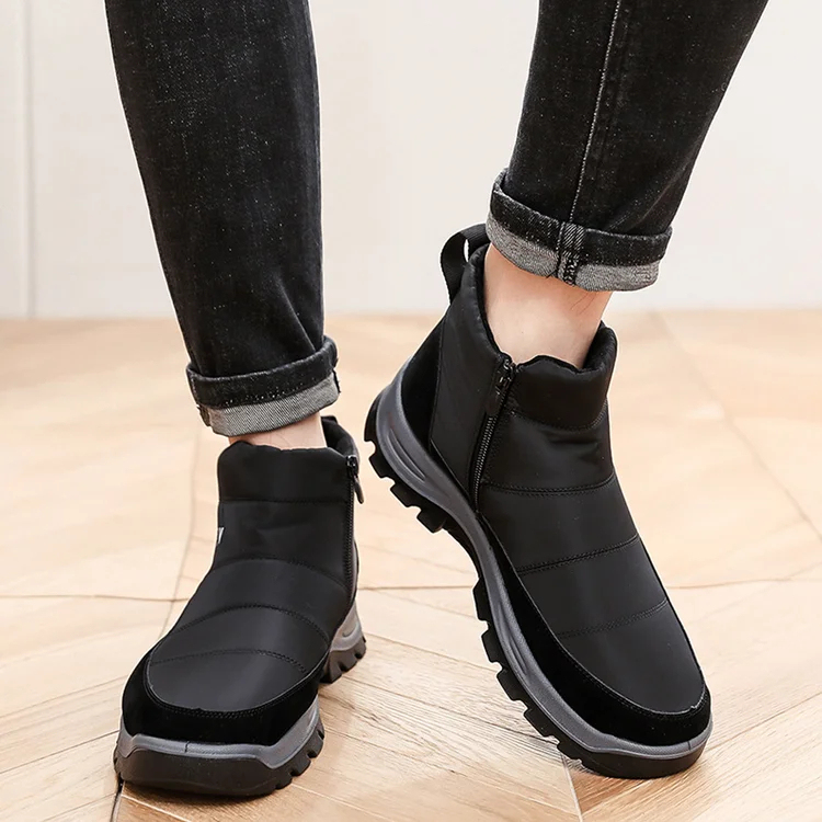 Wintermode warme wasserdichte Herren-Schneestiefel