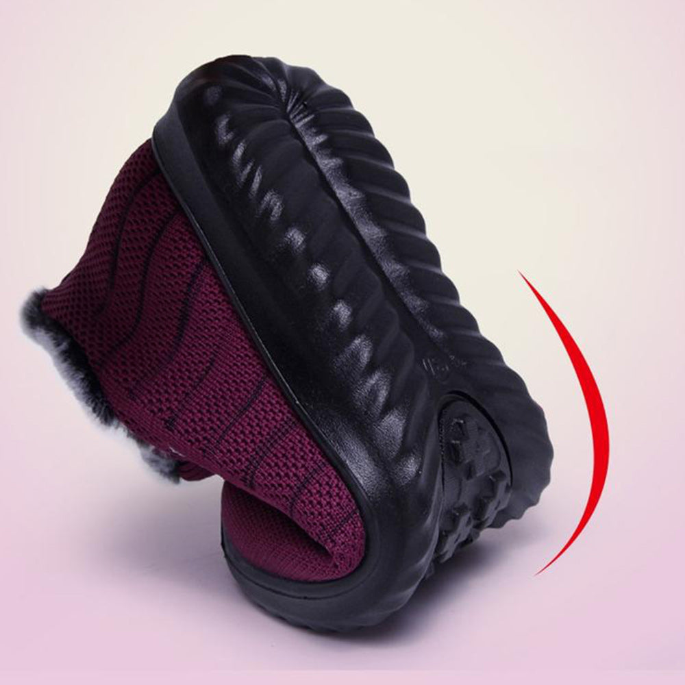 Winter-Baumwollschuhe plus samtige warme Freizeit-Sportschuhe