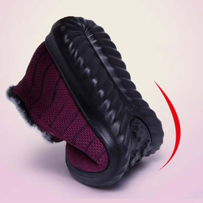 Winter-Baumwollschuhe plus samtige warme Freizeit-Sportschuhe