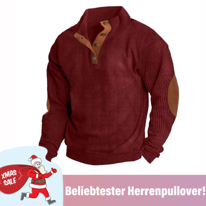 🔥 Weihnachtsangebote-Letzten Tag Rabtatt 🔥 Langärmliges Outdoor Sweatshirt mit Stehkragen für Herren