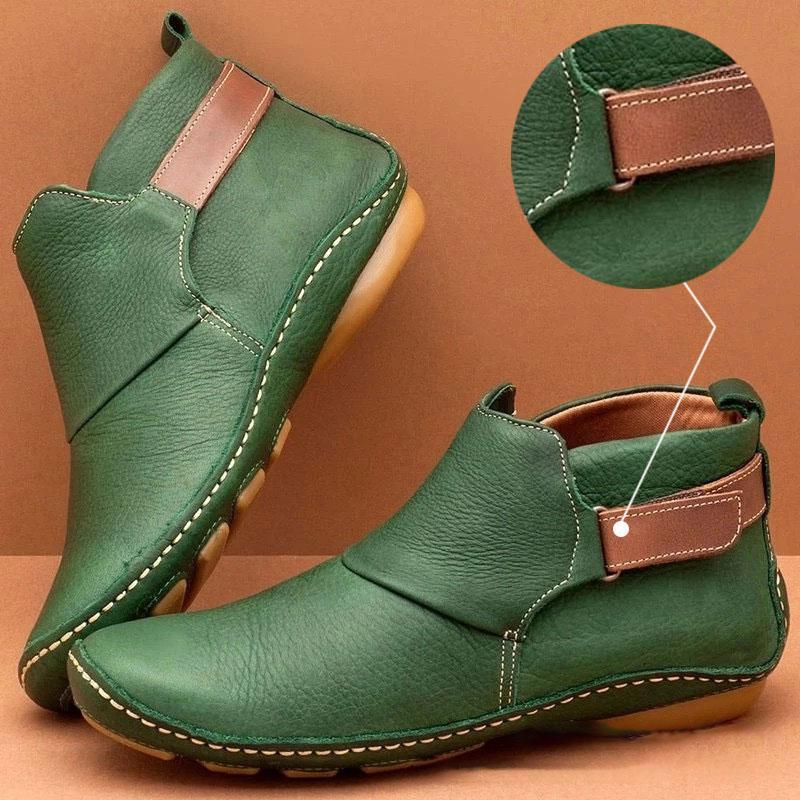 Lässige Stiefeletten aus weichem Leder