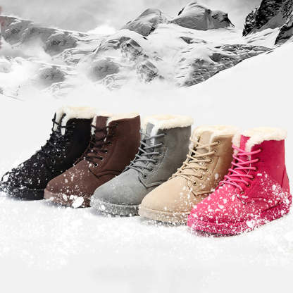 Winter Schneestiefel Damen Stiefeletten warme Baumwollschuhe