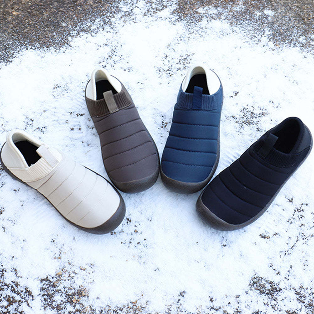 Plüschpantoffeln mit variablen Baumwollschuhen