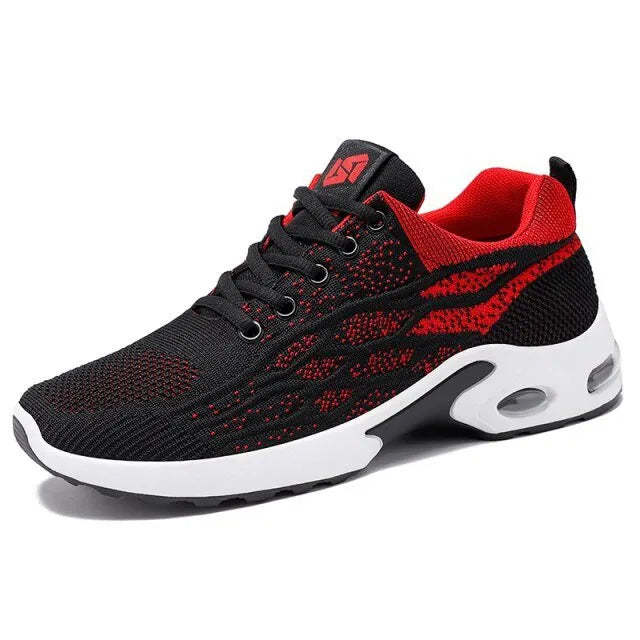 🔥Fußdruck entlasten🔥Männer Sneaker Orthopädische Mesh Schnürung Atmungsaktive Leichte Sportliche Laufschuhe W069
