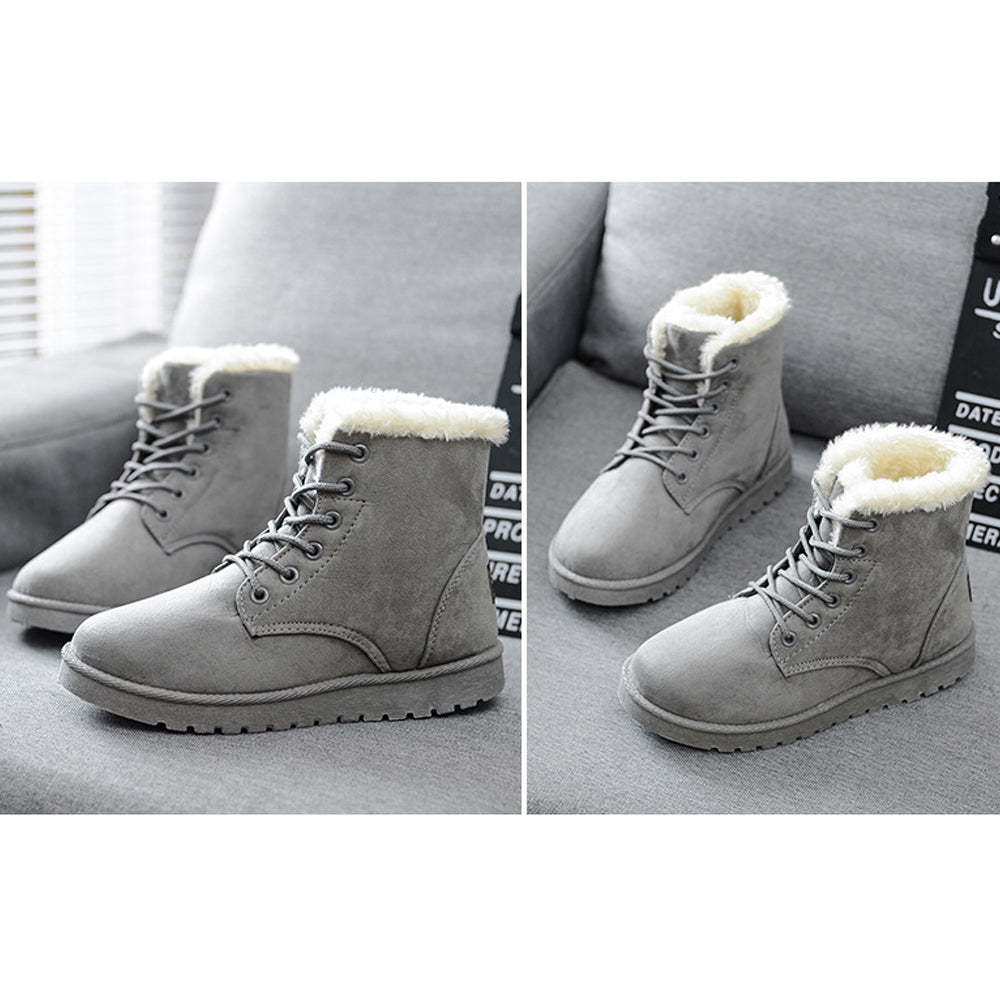 Winter Schneestiefel Damen Stiefeletten warme Baumwollschuhe