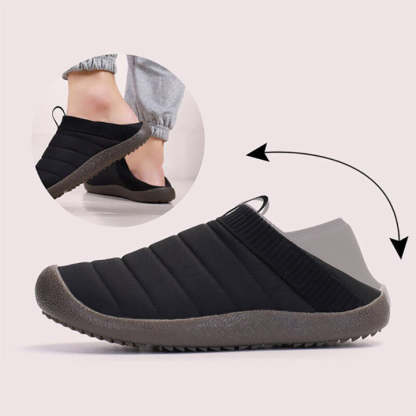 Plüschpantoffeln mit variablen Baumwollschuhen