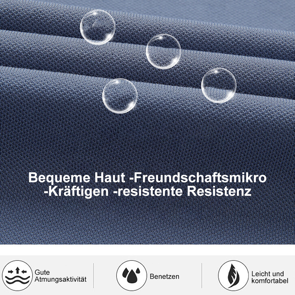 Therling™ POLO-Shirt für Herren, Revers, einfarbig, Business-Casual, kurze Ärmel