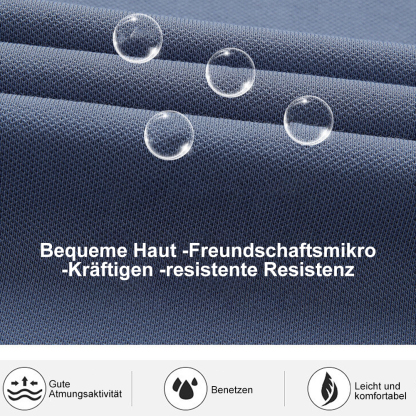 Therling™ POLO-Shirt für Herren, Revers, einfarbig, Business-Casual, kurze Ärmel