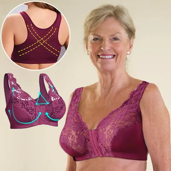🔥Beim Kauf am letzten Tag 50 % RABATT😍-Haken vorne, Stretch-Spitze, Super-Lift und Haltungskorrektur – ALLES IN EINEM BH!