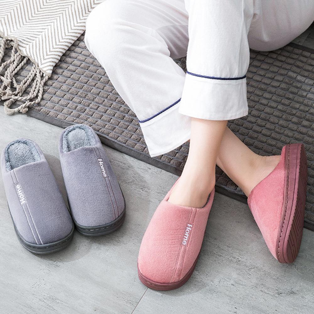 Neue Heim-Plüsch-Baumwollschuhe für Herbst und Winter