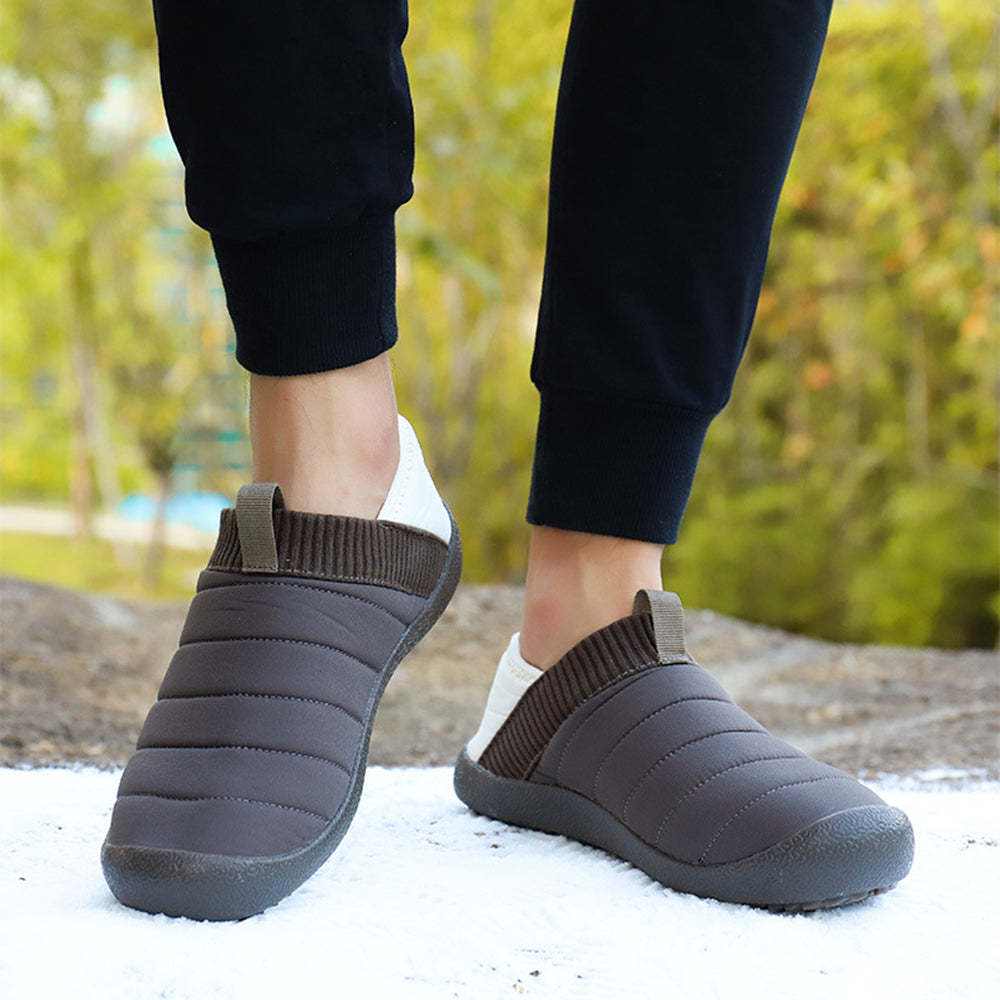 Plüschpantoffeln mit variablen Baumwollschuhen