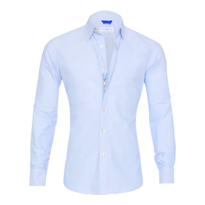 THERLING Camicia elasticizzata con cerniera da uomo nuova primavera