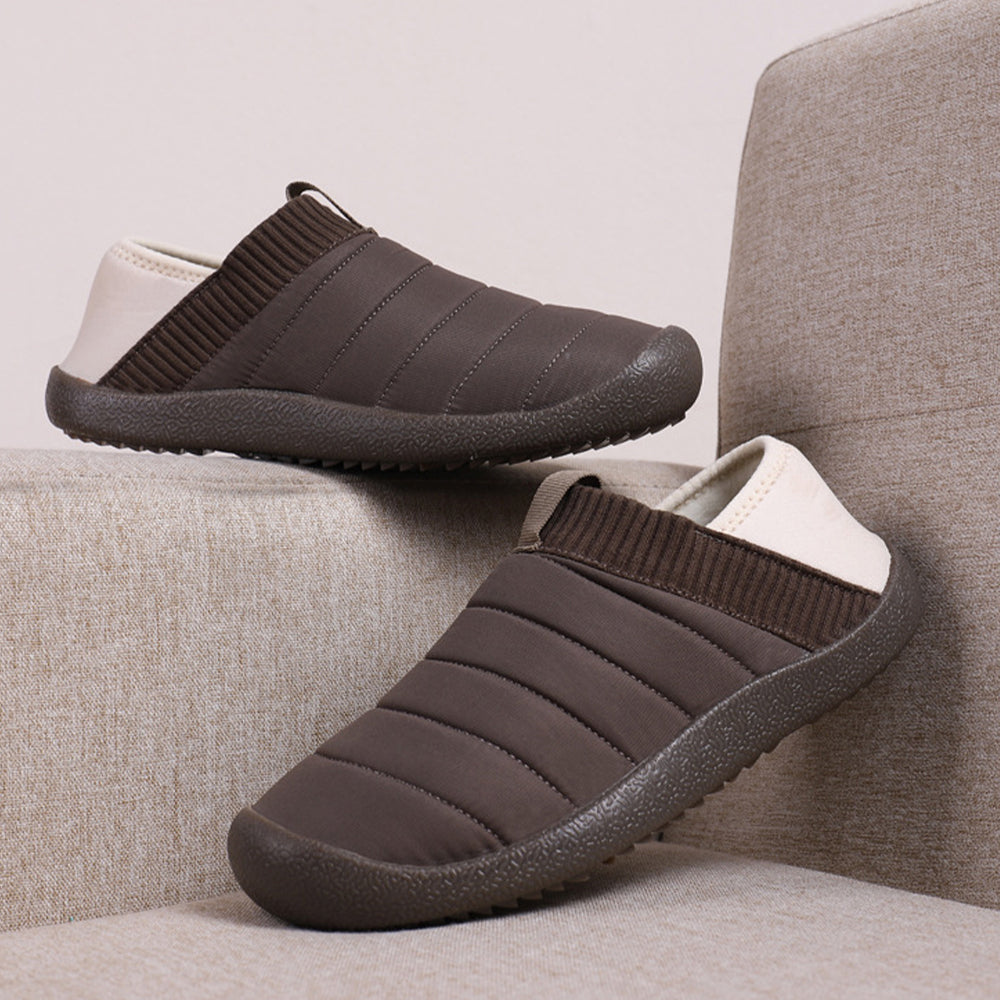 Plüschpantoffeln mit variablen Baumwollschuhen