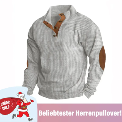 🔥 Weihnachtsangebote-Letzten Tag Rabtatt 🔥 Langärmliges Outdoor Sweatshirt mit Stehkragen für Herren
