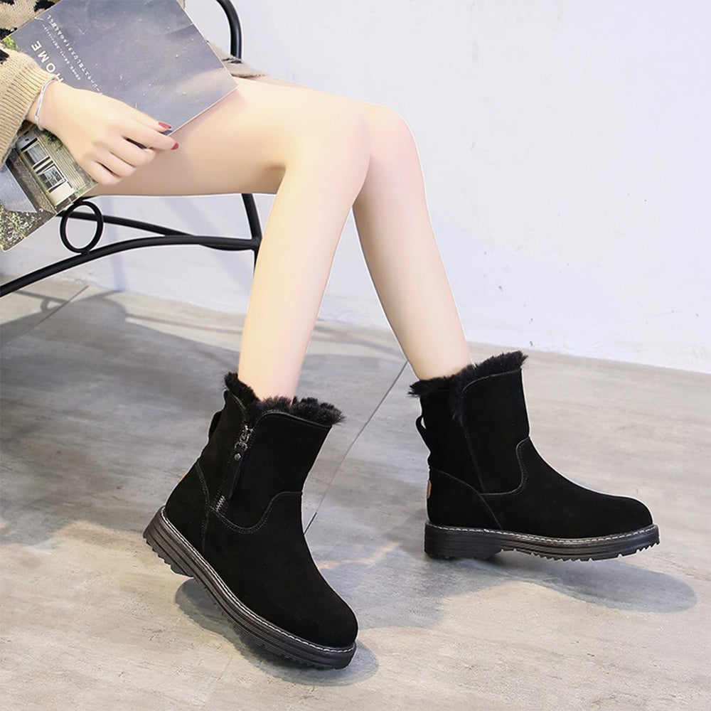 Neue, lässige, verdickte warme Damenstiefel für den Winter
