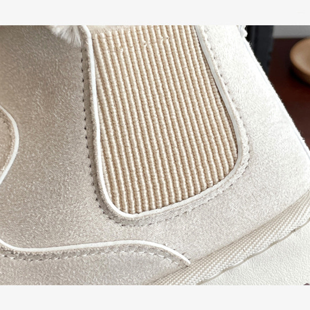 Winter neuer Stil plus Samtmode warme Baumwollschuhe Stiefeletten Schuhe