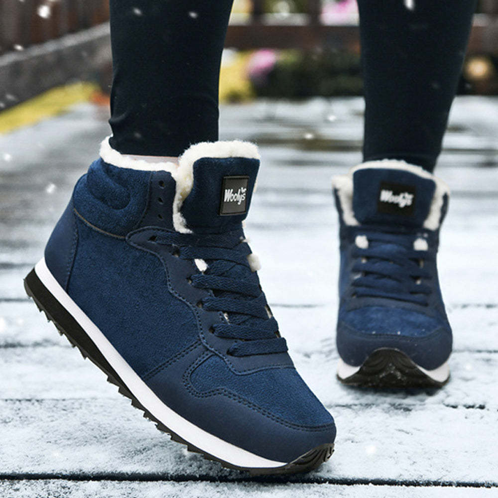 High-Top-Fleece, dicke, warme Schuhe