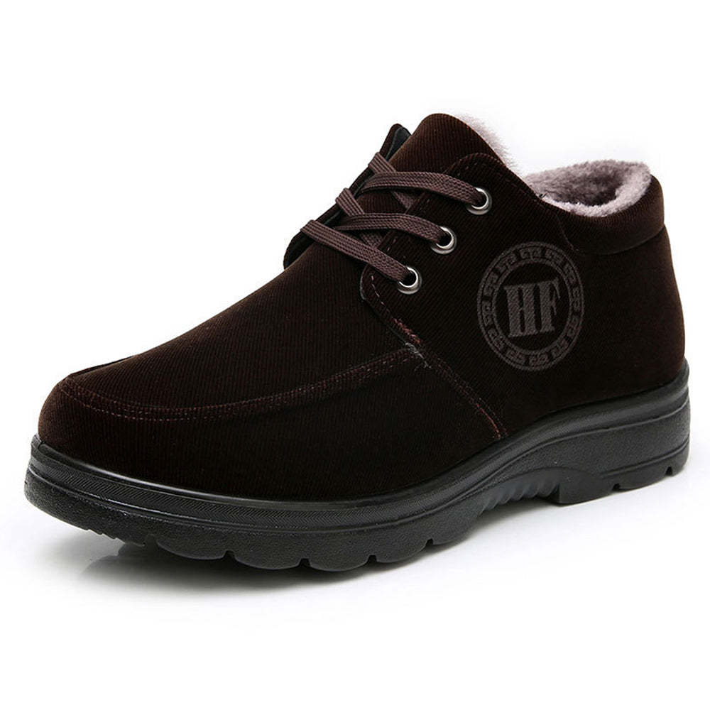 Herren-Winterfleece-Schuhe aus rutschfester, warmer Baumwolle