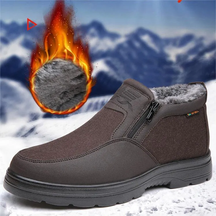 Orthopädische warme Schneestiefel für Herren, wasserdichte, rutschfest