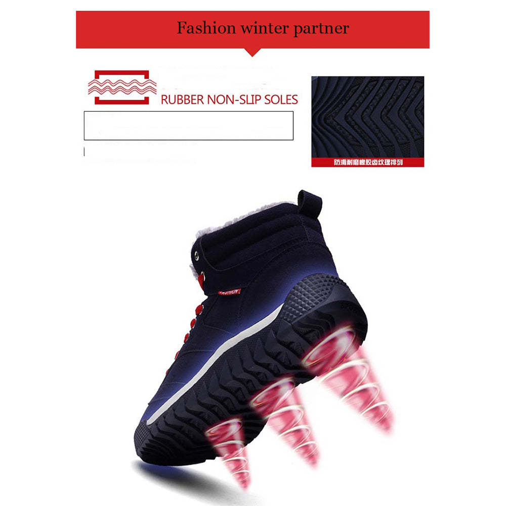 Neue Winter-High-Top-Fleece-warme Baumwollschuhe