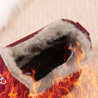 Winterstiefel aus verdicktem Samt und warmer Baumwolle