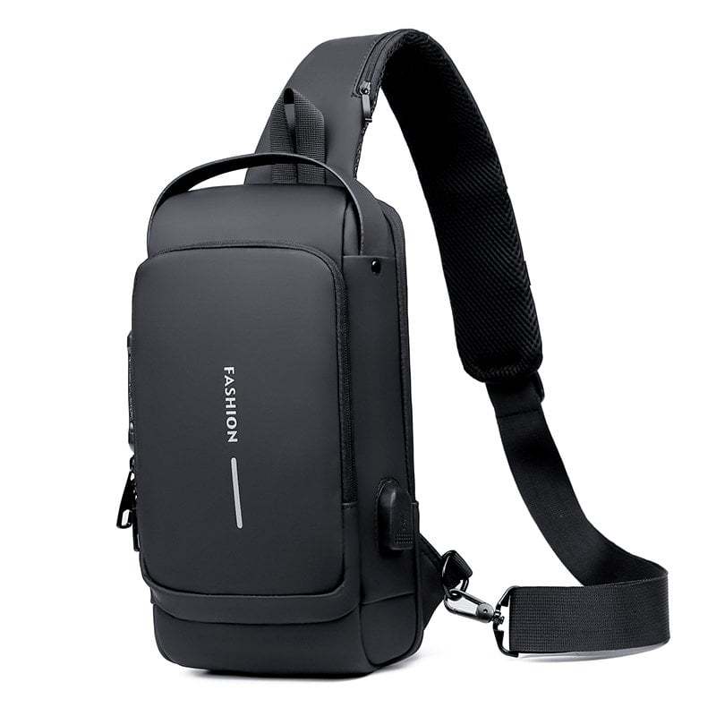 Sport-Sling mit USB-Aufladung Anti-Diebstahl-Schultertasche (Kaufen Sie 2 versandkostenfrei)