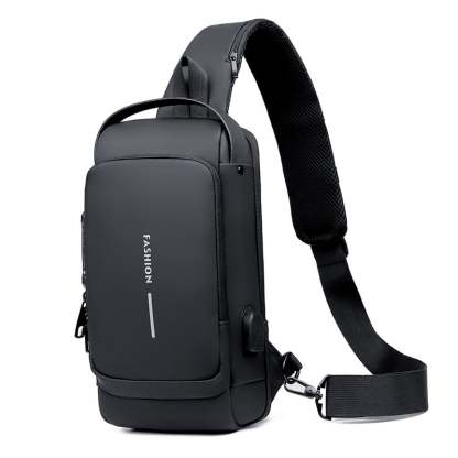 Sport-Sling mit USB-Aufladung Anti-Diebstahl-Schultertasche (Kaufen Sie 2 versandkostenfrei)